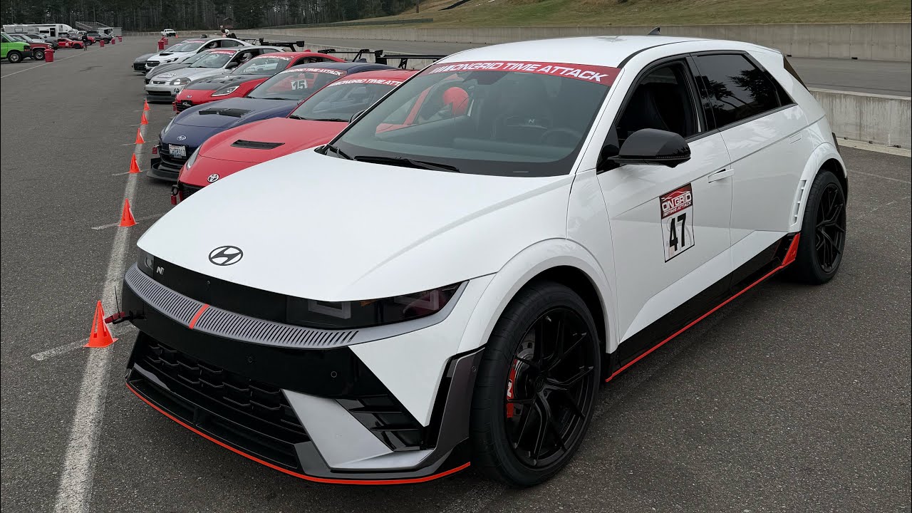 2025 Hyundai Ioniq 5 N EV lap record at Ridge Motorsports Park.