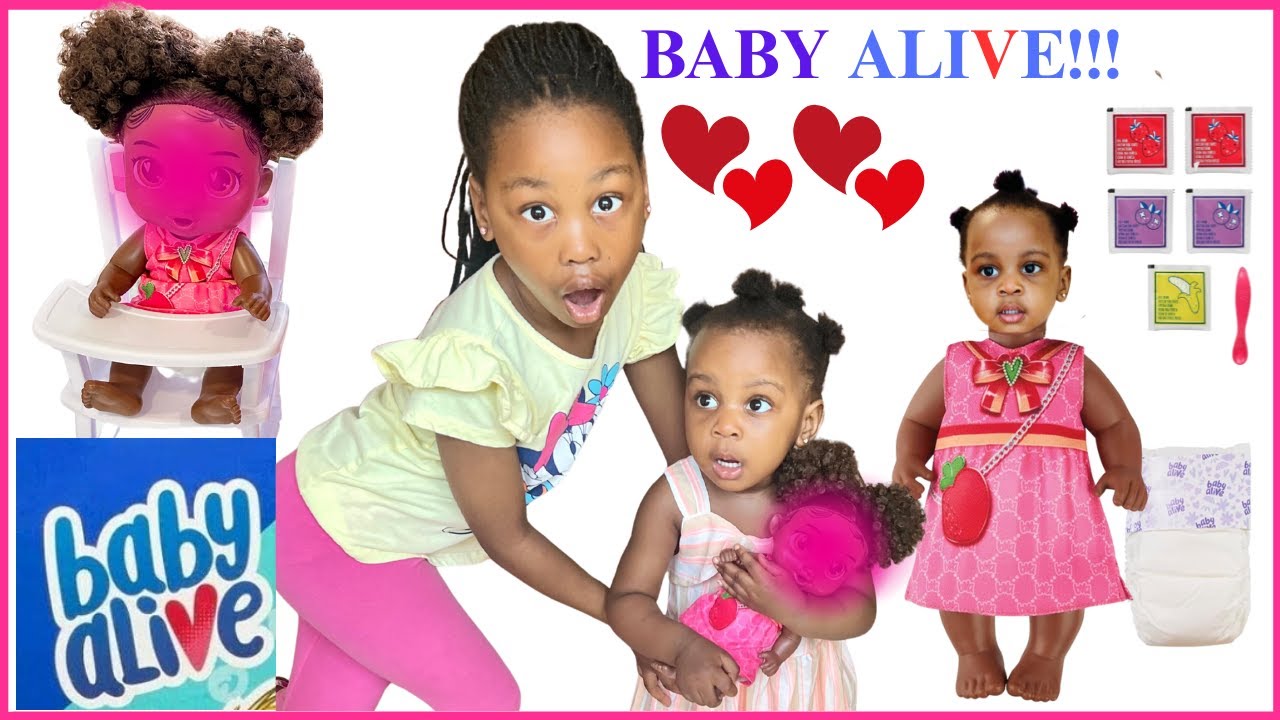 My Sister Turned Into Baby Alive Doll Baby Alive Daycare Routine Feeding  🍼 & Changing Diaper