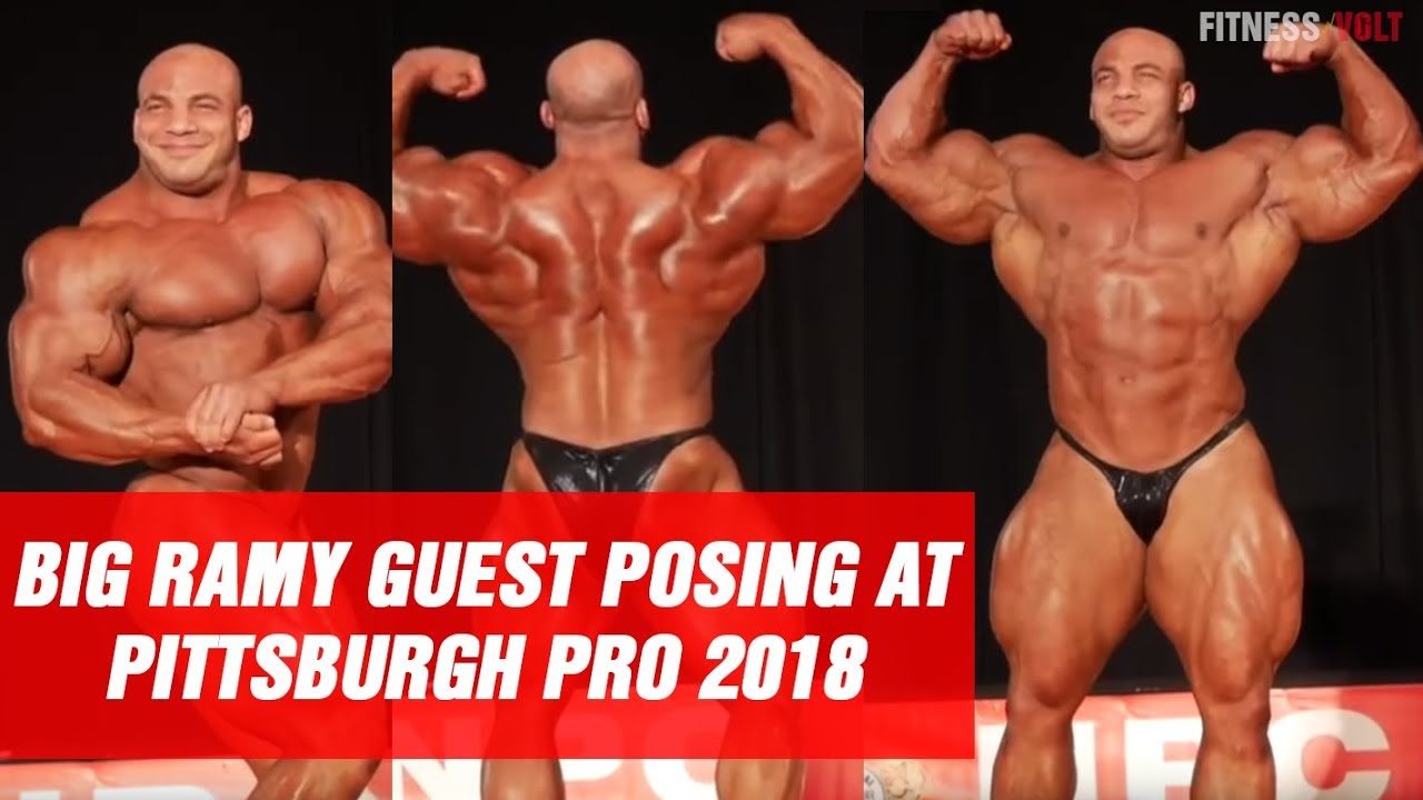 Big Ramy Guest Posing At IFBB Pittsburgh Pro 2018 | Fitness Volt