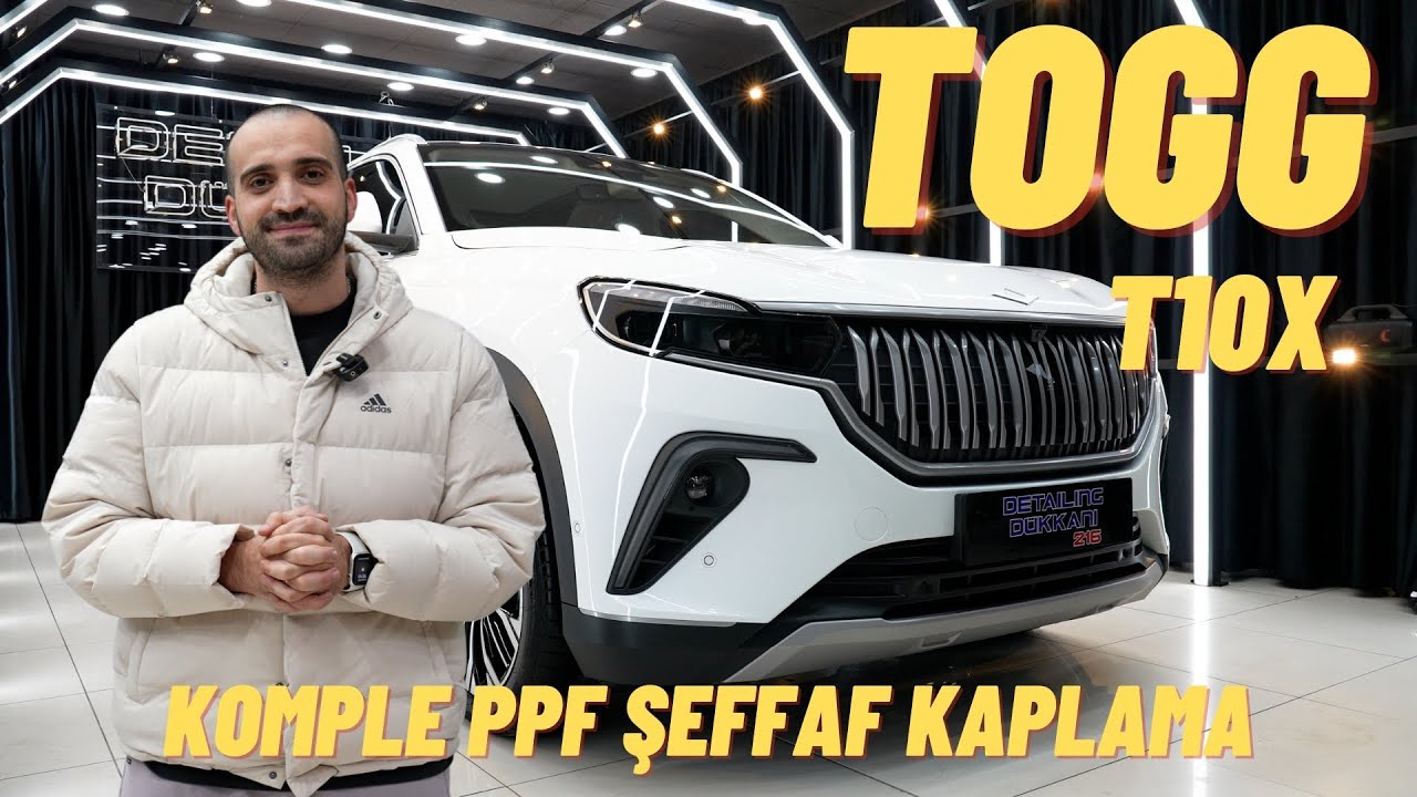 TOGG T10X Komple PPF Şeffaf Kaplama Uygulaması