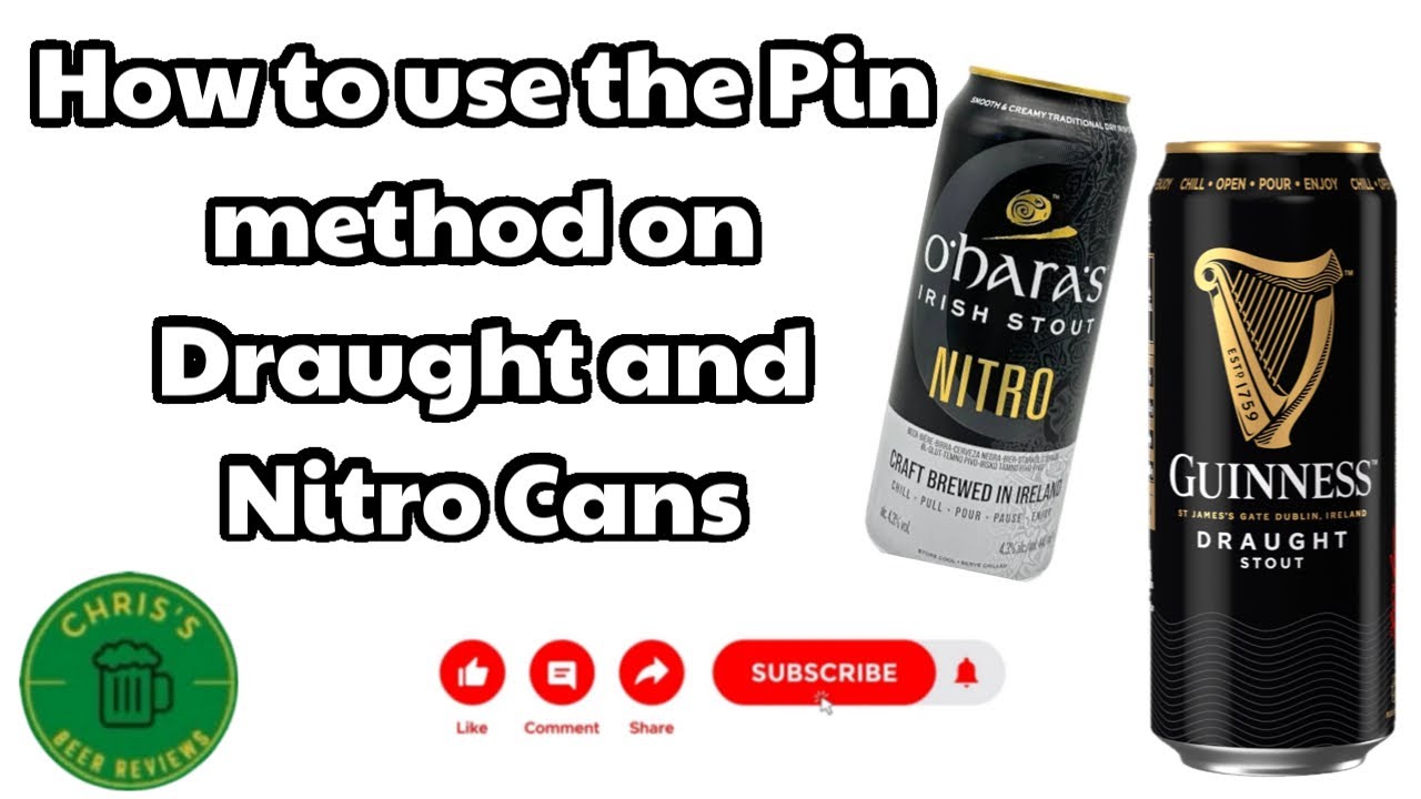 Как использовать метод штифта на баллончиках Draught/Nitro, чтобы можно было использовать устройс...