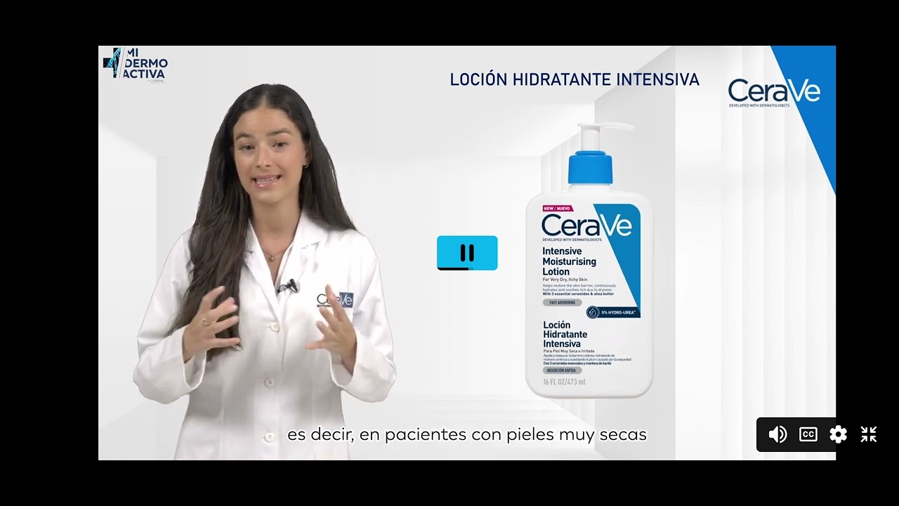 Diferencia entre productos de hidratacion corporal CeraVe. 