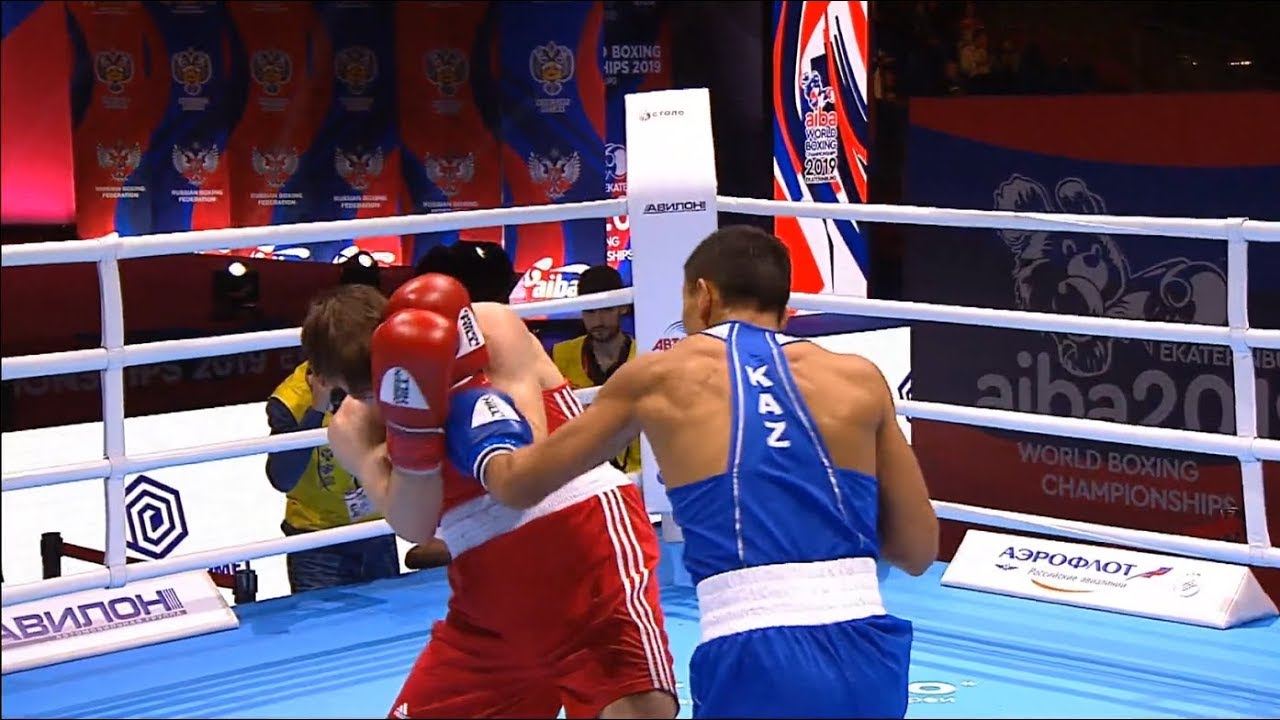 Round of 16 (69kg)  BIER Nick (GER) vs ZHUSSUPOV Ablaikhan (KAZ) /AIBA World 2019