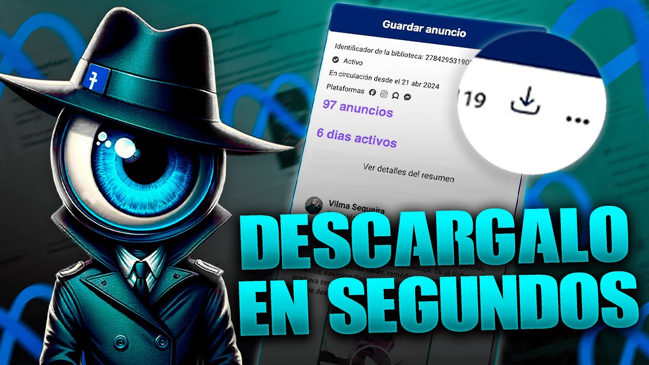 ⬇️ Como DESCARGAR Anuncios De La Biblioteca De Anuncios | TUTORIAL 2024