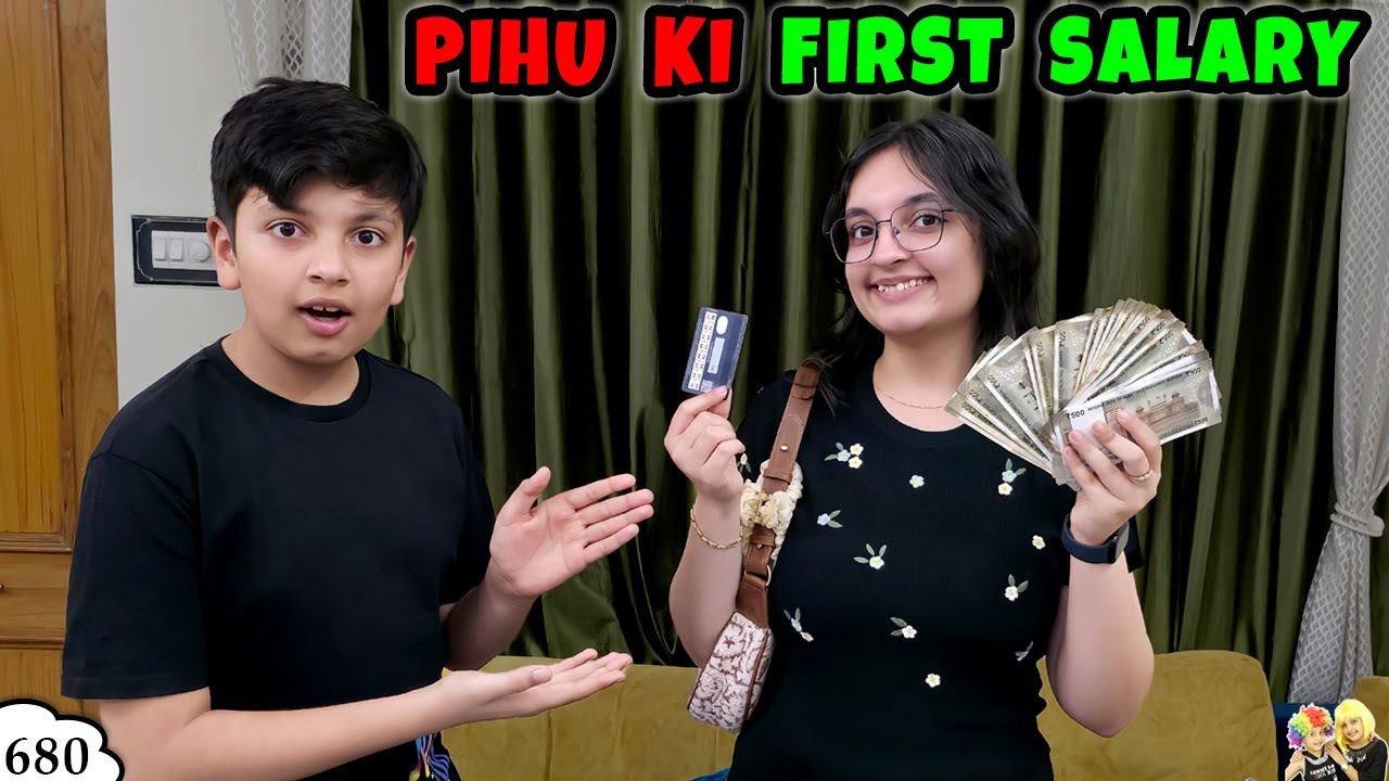 PIHU KI FIRST SALARY | Ep 680 | Office Life | Aayu and Pihu Show