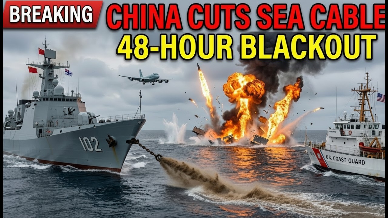 China DRAGS ANCHOR, SEVERS Guam–Japan Undersea Cable, Triggering a 48H Communications Backout