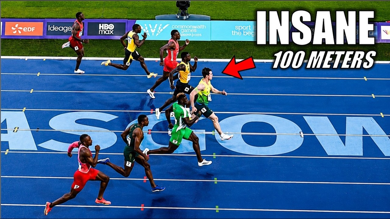 The New FASTEST WHITE Athlete Of All Time Just Went Crazy In The 100 Meters! || 2026 Commonwealth