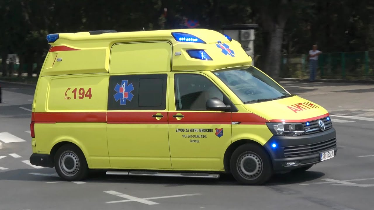 [CROATIA] Hitna pomoć na putu do bolnice u Splitu // Split emergency ambulance responding
