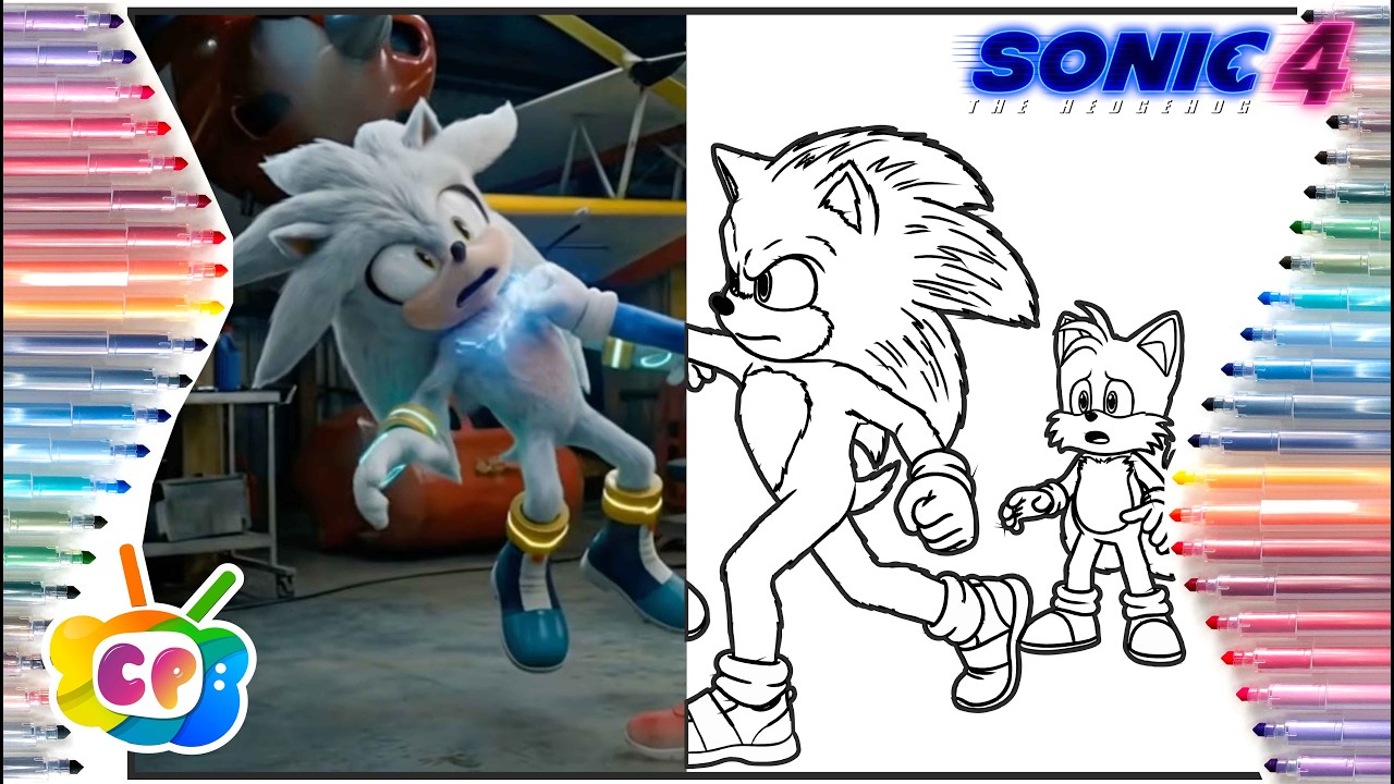Sonic 4 All Characters / coloring Sonic characters / Sonic the Hedgehog 4 #sonic3movie #sonic4