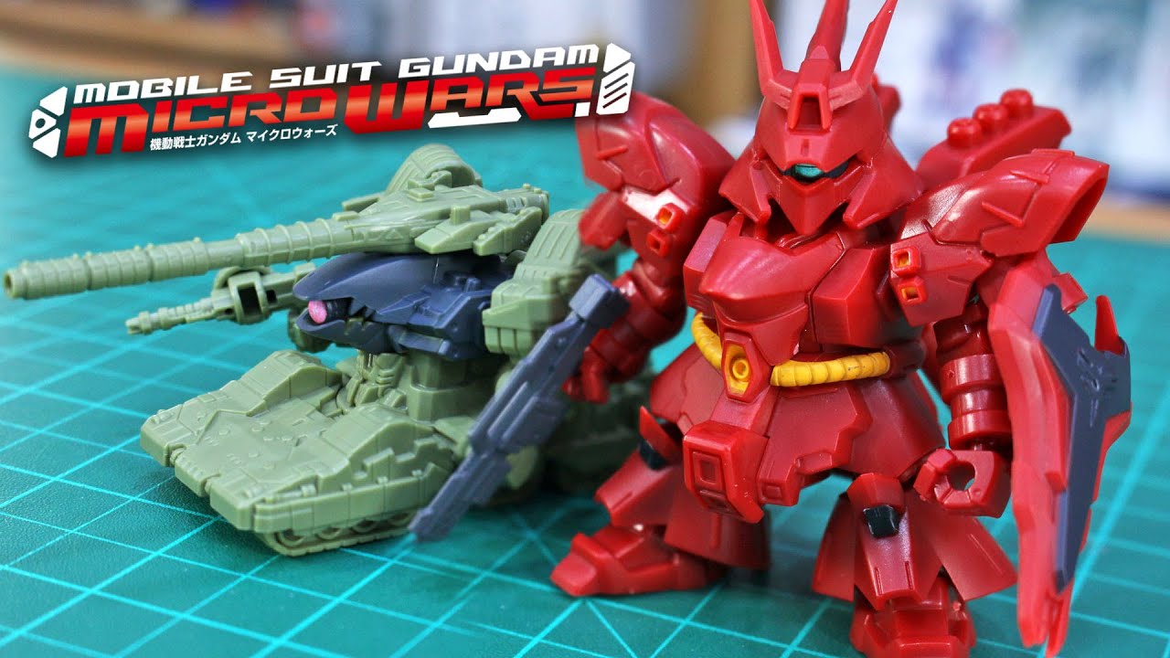 Mobile Suit Gundam Micro Wars Review [Vol.4 Sazabi & Hildolfr]