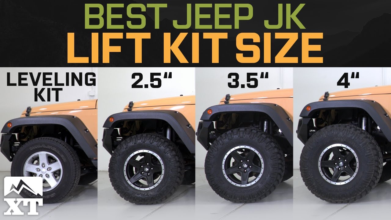 Jeep Wrangler JK Leveling Kit vs 2.5