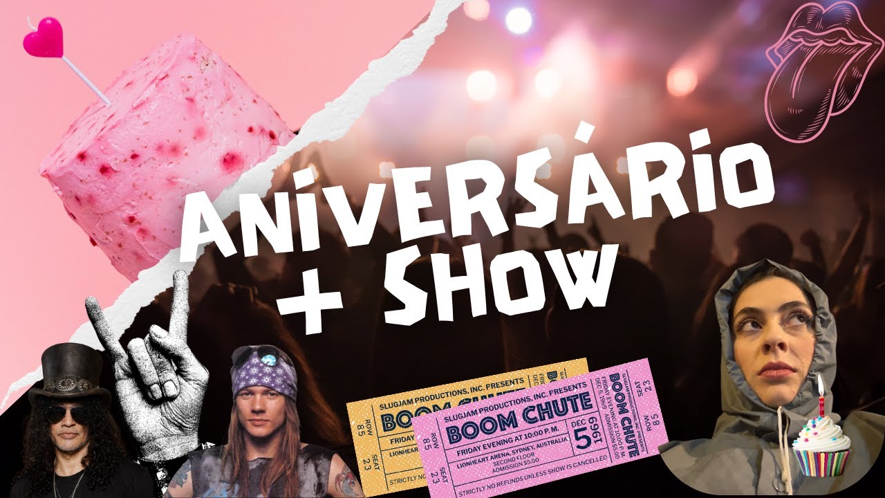Meu aniversário + Guns N' Roses | VLOG