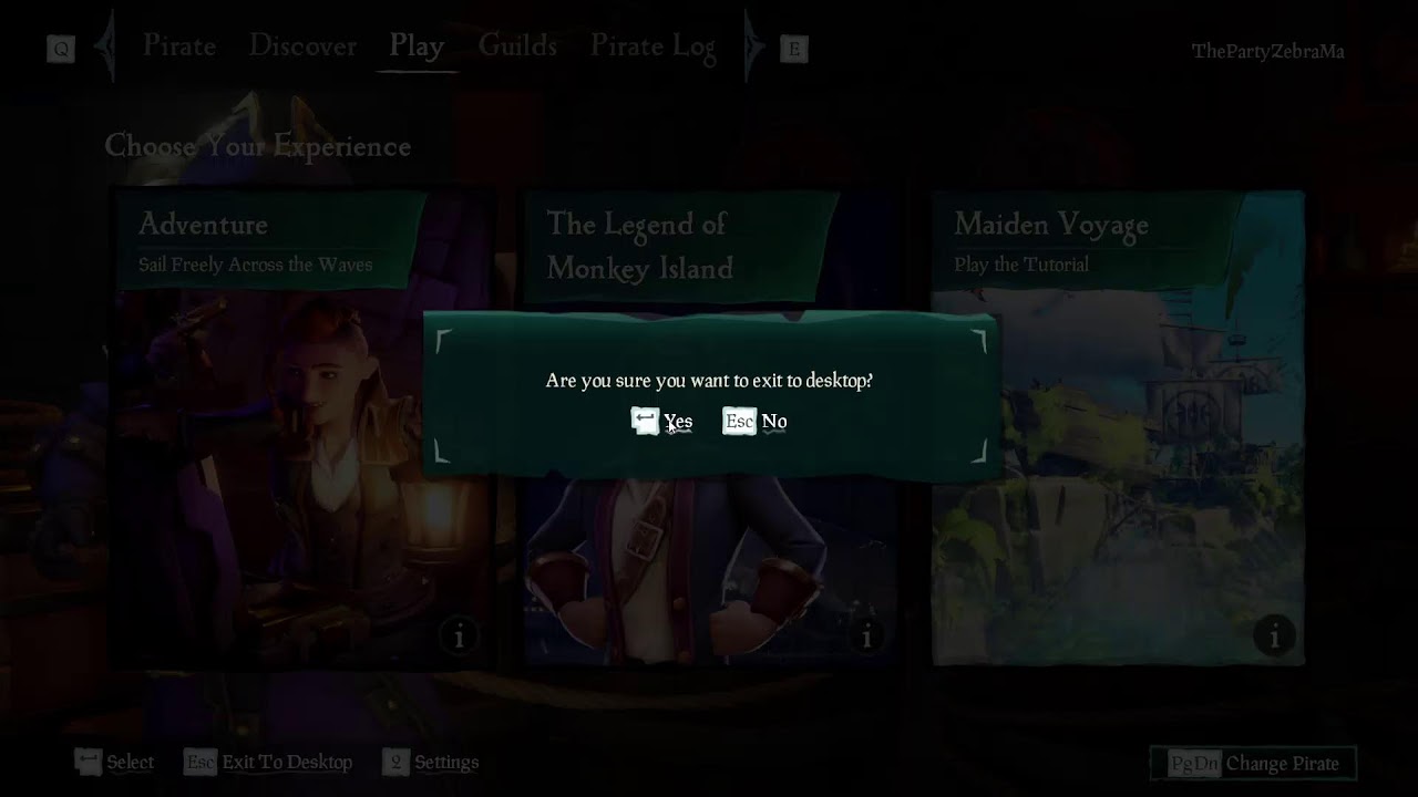We Sail With Athena's Fortune: Sea of Thieves