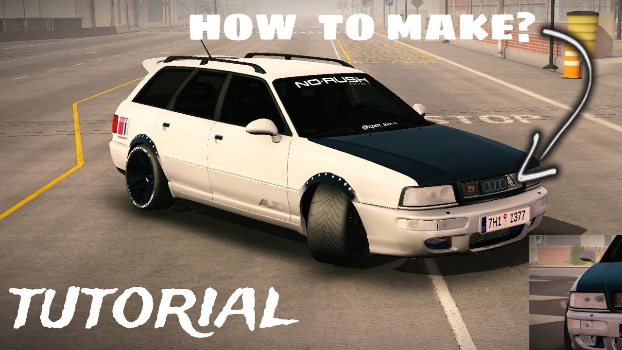 Custom Audi RS2 Avant Grill – Logo Creation in Car Parking Multiplayer #tutorial #cpm