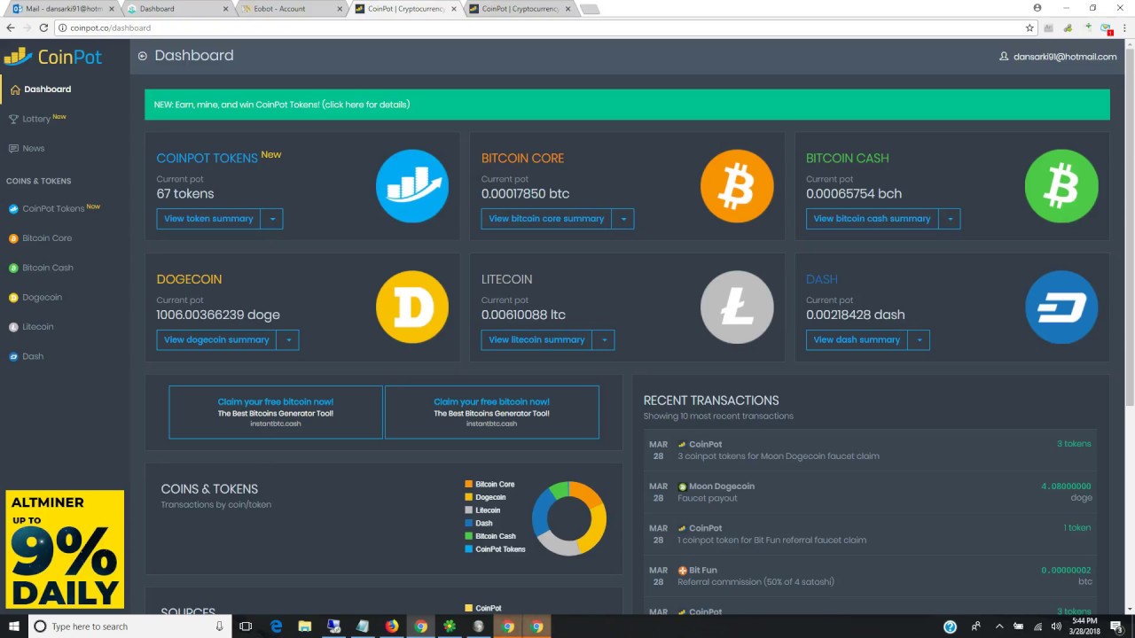 CoinPot Auto Faucet