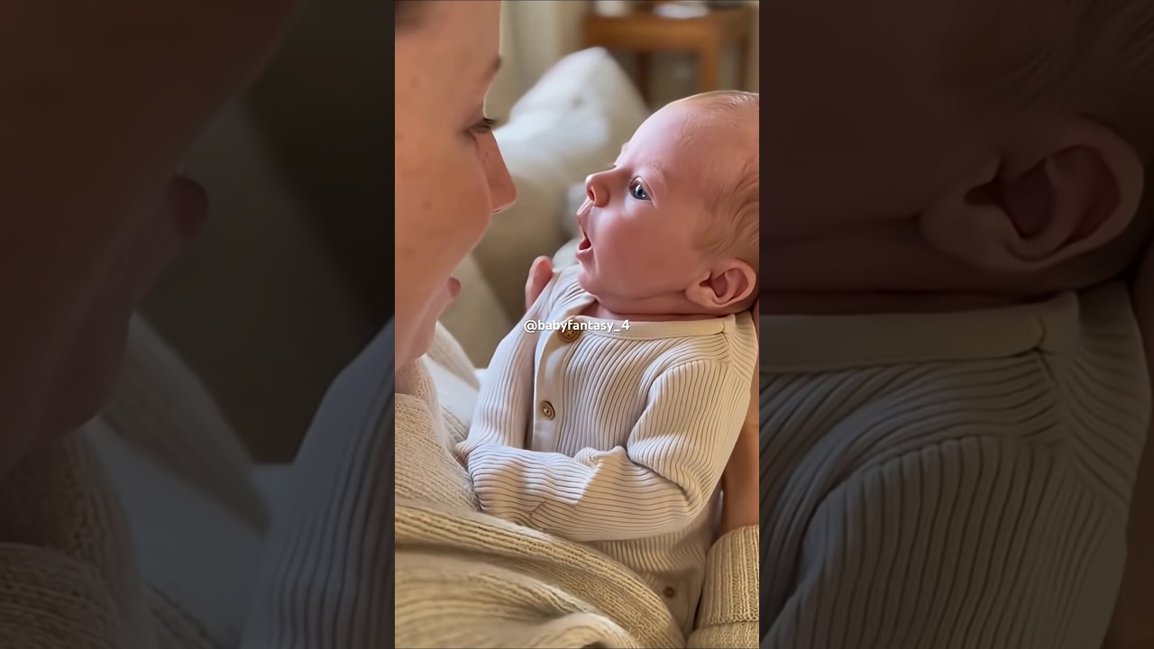Ещё один очаровательный разговор с мамой о малыше 😍 #новорожденный