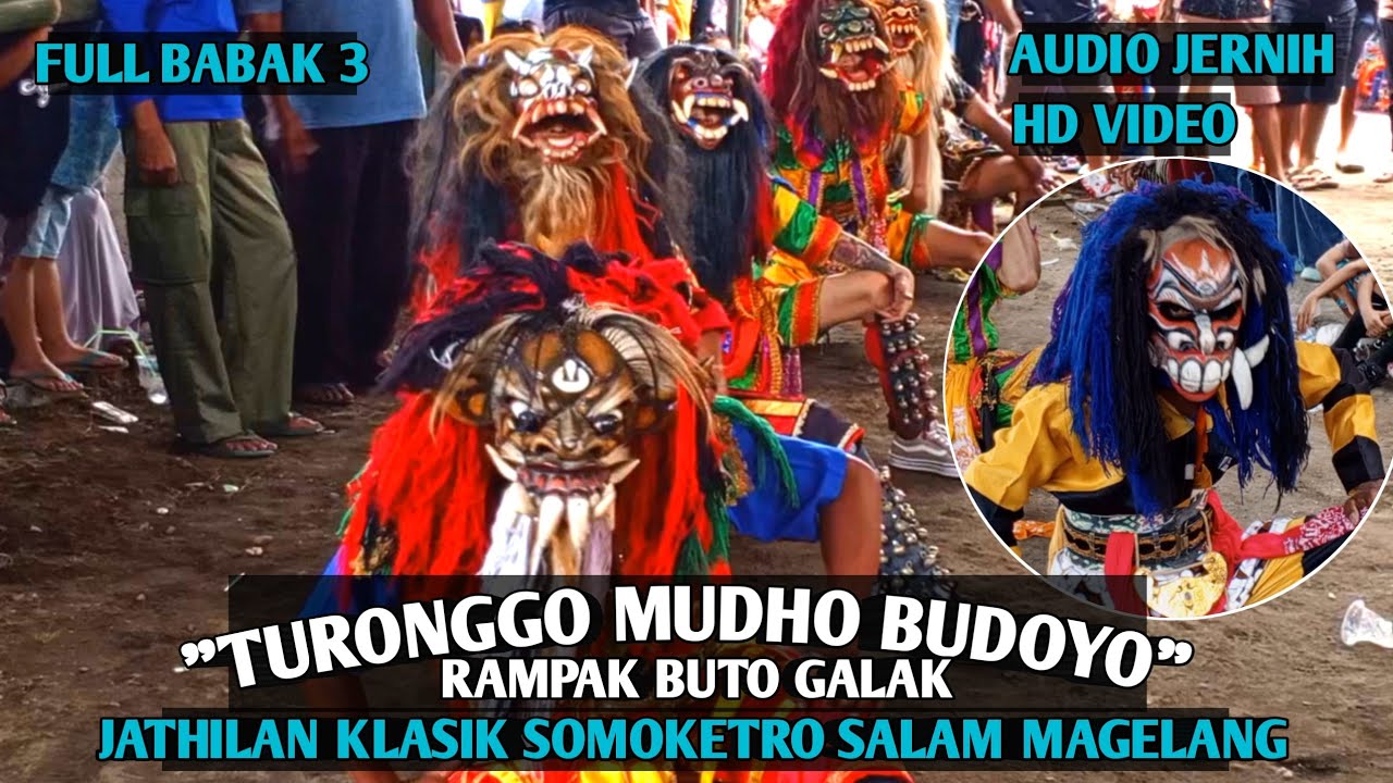  Turonggo Mudho Budoyo FULL BABAK 3 Rampak Buto Galak! Jathilan Klasik Somoketro Salam Magelang