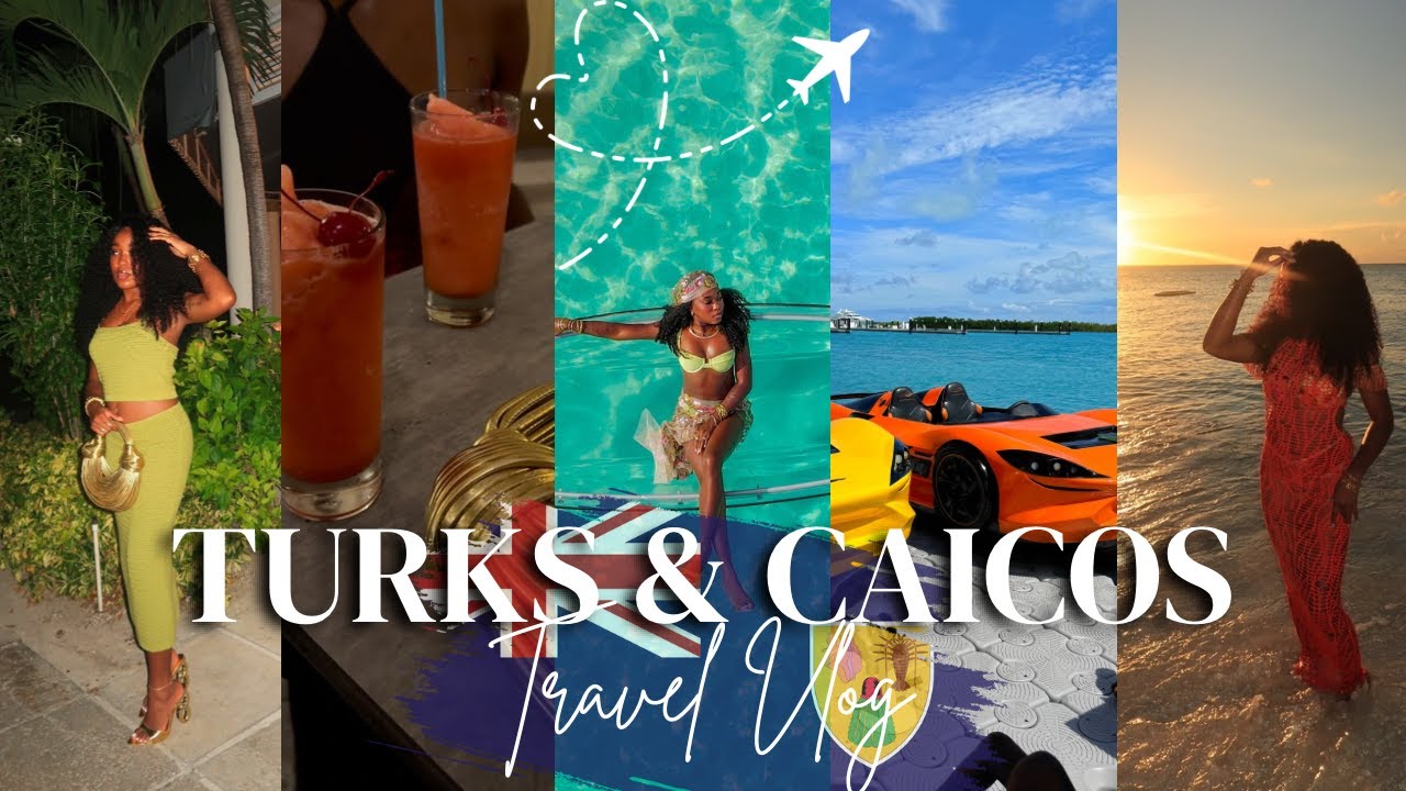 TURKS & CAICOS TRAVEL VLOG🇹🇨: JET CARS, CLEAR KAYAK DRONE  PHOTOSHOOT, IGUANA ISLAND, BEACHES RESORT