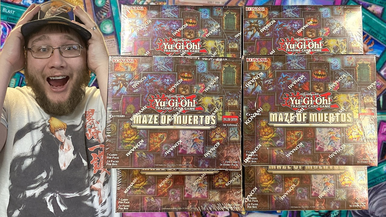 Распаковка 6 коробок Yu-Gi-Oh! Maze of Muertos | ЭПИЧНЫЕ НАХОДКИ!
