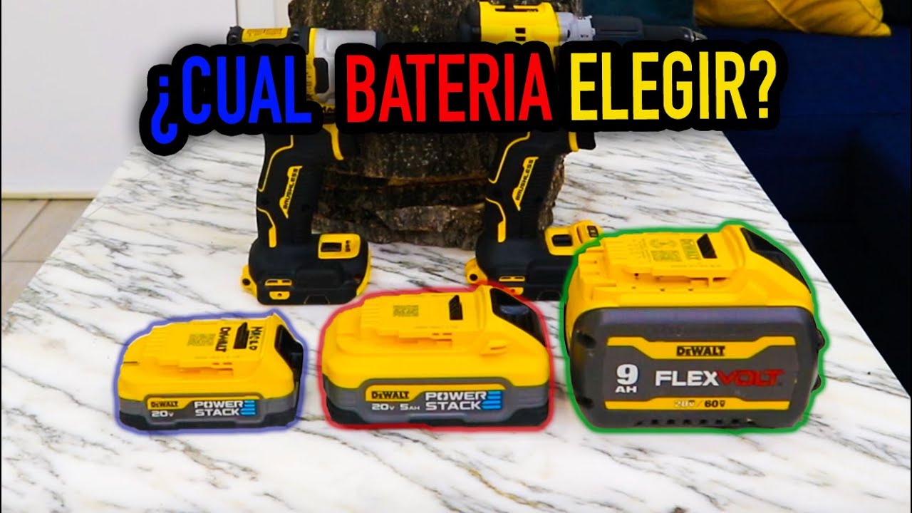 LA MEJOR BATERIA PARA MI TALADRO, RADIAL, MOTOSIERRA DeWALT