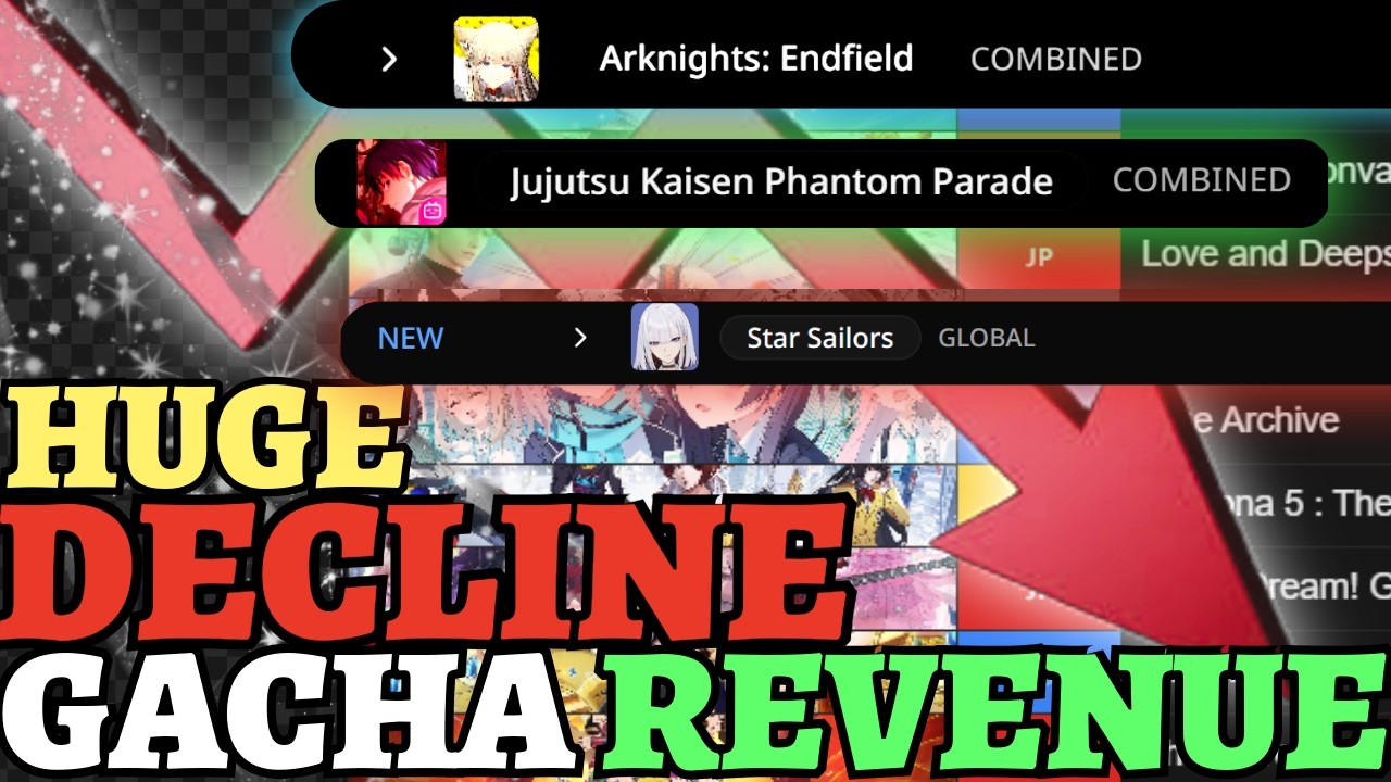 FEB *GACHA REVENUE* NOT LOOKING TO GOOD FOR NEWER GACHAS | STAR SAILORS x JJK Phantom parade