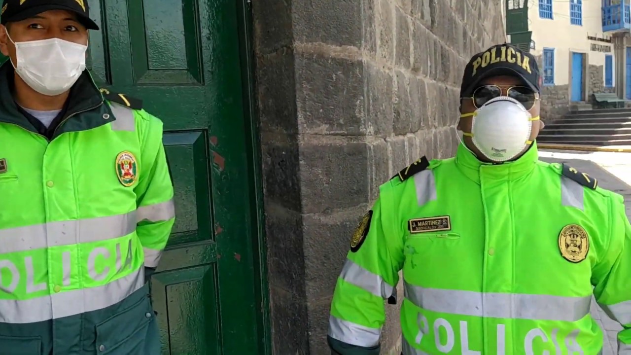 Daily life under a strict quarantine in city of Cusco, Peru