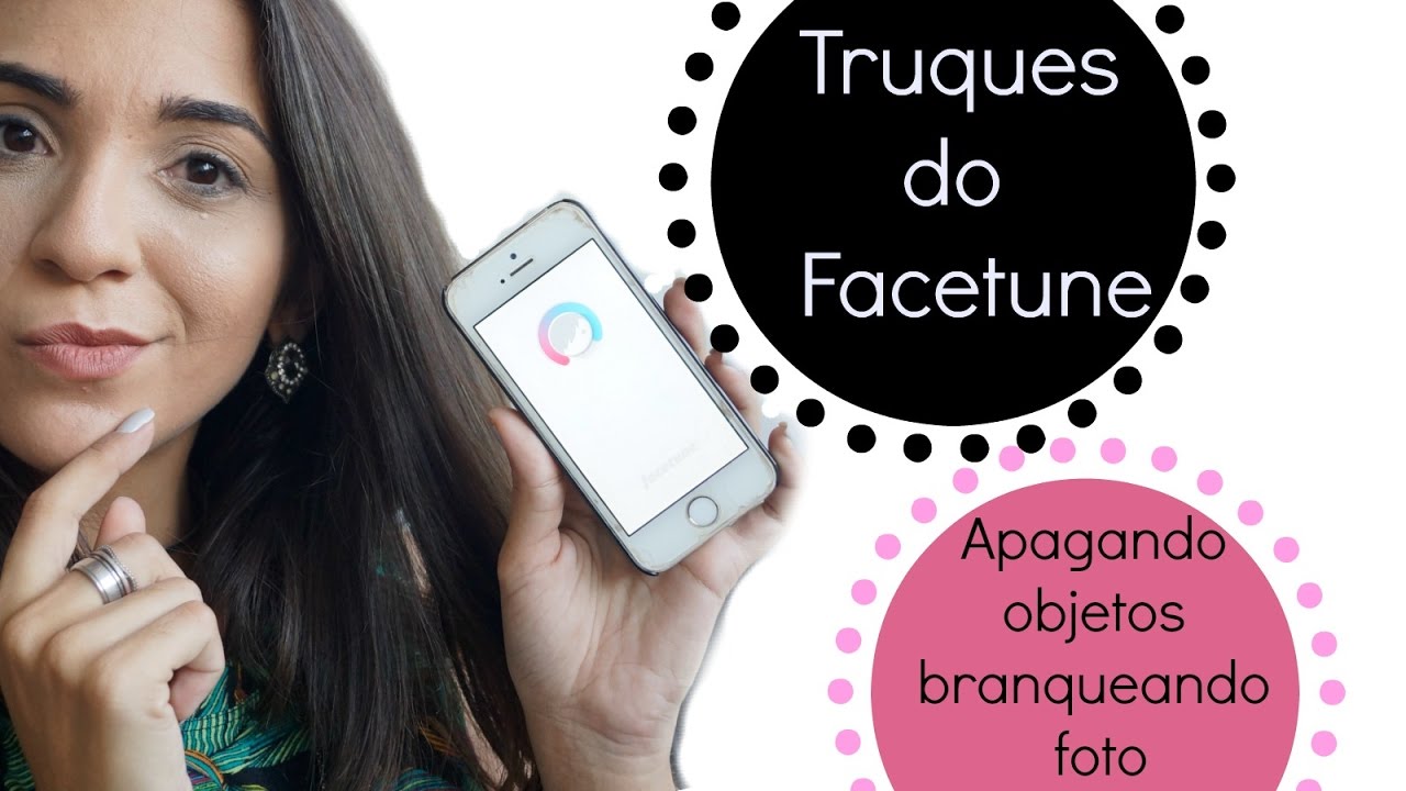 Truques do FACETUNE -  Apagando objetos e branqueando a foto