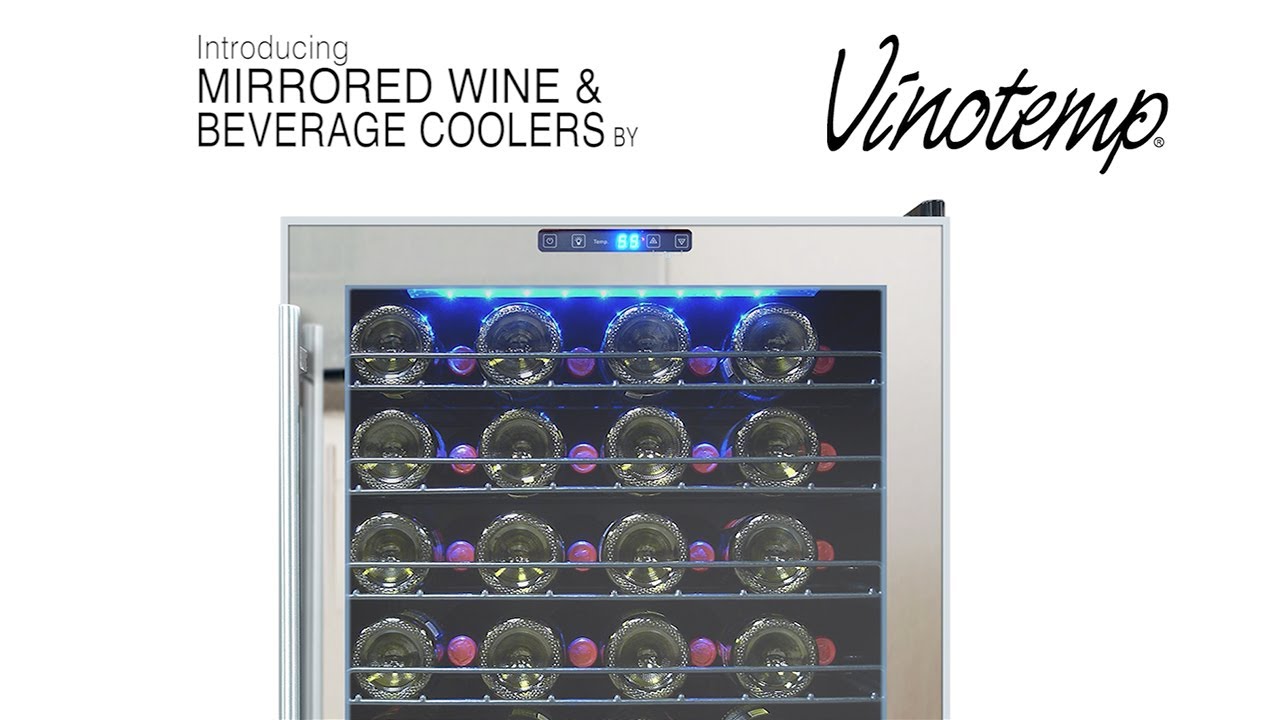 Vinotemp Mirrored Wine and Beverage Cooler Collection