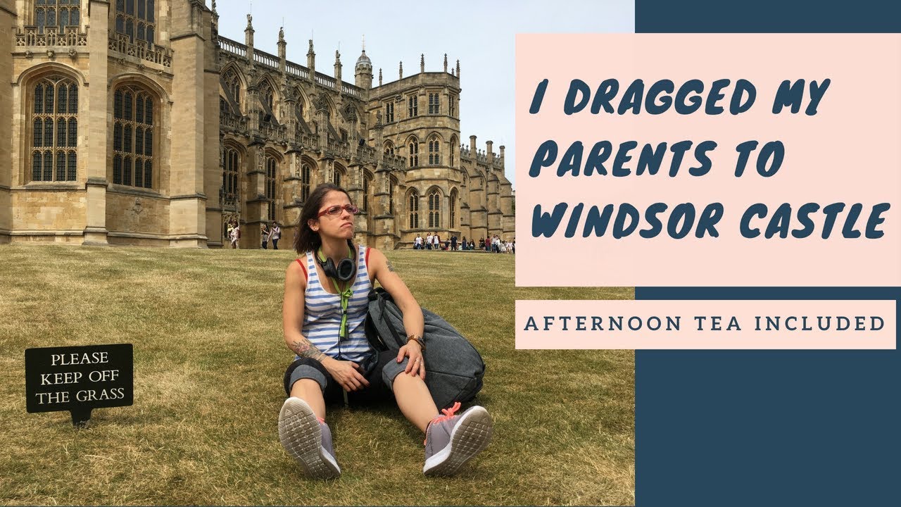 I dragged my parents to Windsor castle - Special Mum Camera & afternoon tea | DailyPinner vlog