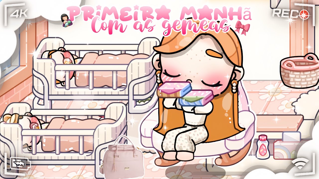 Primeira  manhã com as gêmeas 🎀👩🏻‍🍼|| *aesthetic*|| avatar world 