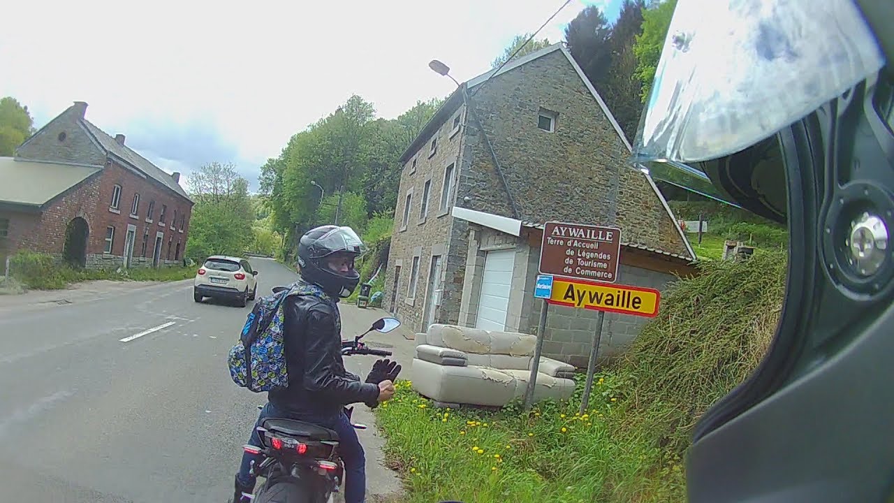 Road trip  Moto ardennes belges jour 1 Partie 1