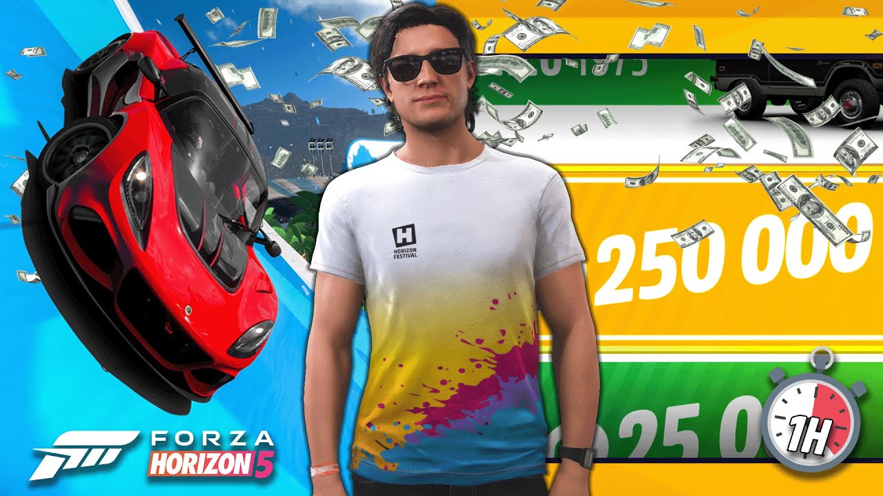 De 0 &agrave; 30 MILLIONS CR en 1H sur Forza Horizon 5&hellip; en 2025 ! 💰🔥 (speedrun)