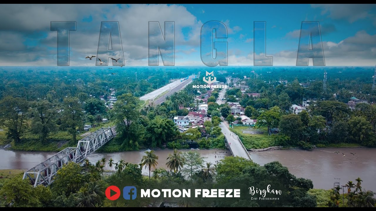 Flying Over Tangla || Cinematic Drone View Shoot by Birgkam || My Home Town || Motion Freeze