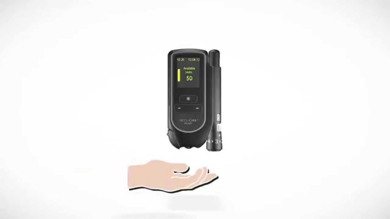 Blodsukkermåling i 4 enkle trin med din Accu-Chek® Mobile