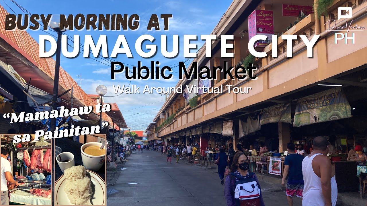 Painitan sa Tsanggi | A Busy Day at Dumaguete City Public Market. Walk Around Virtual Tour