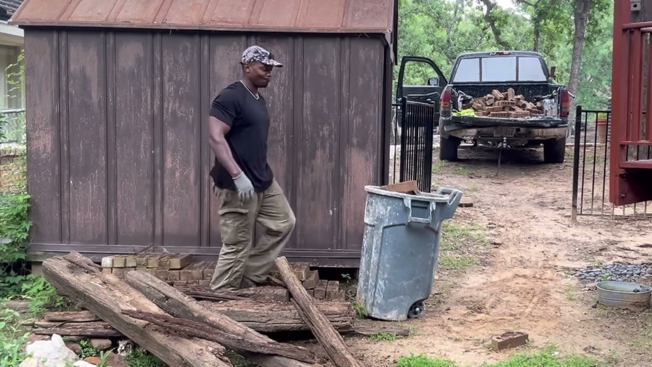 Yard debris removal in Arlington, Texas!!