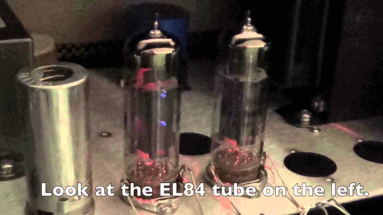 Power tube going wrong: how it looks and sounds like.
