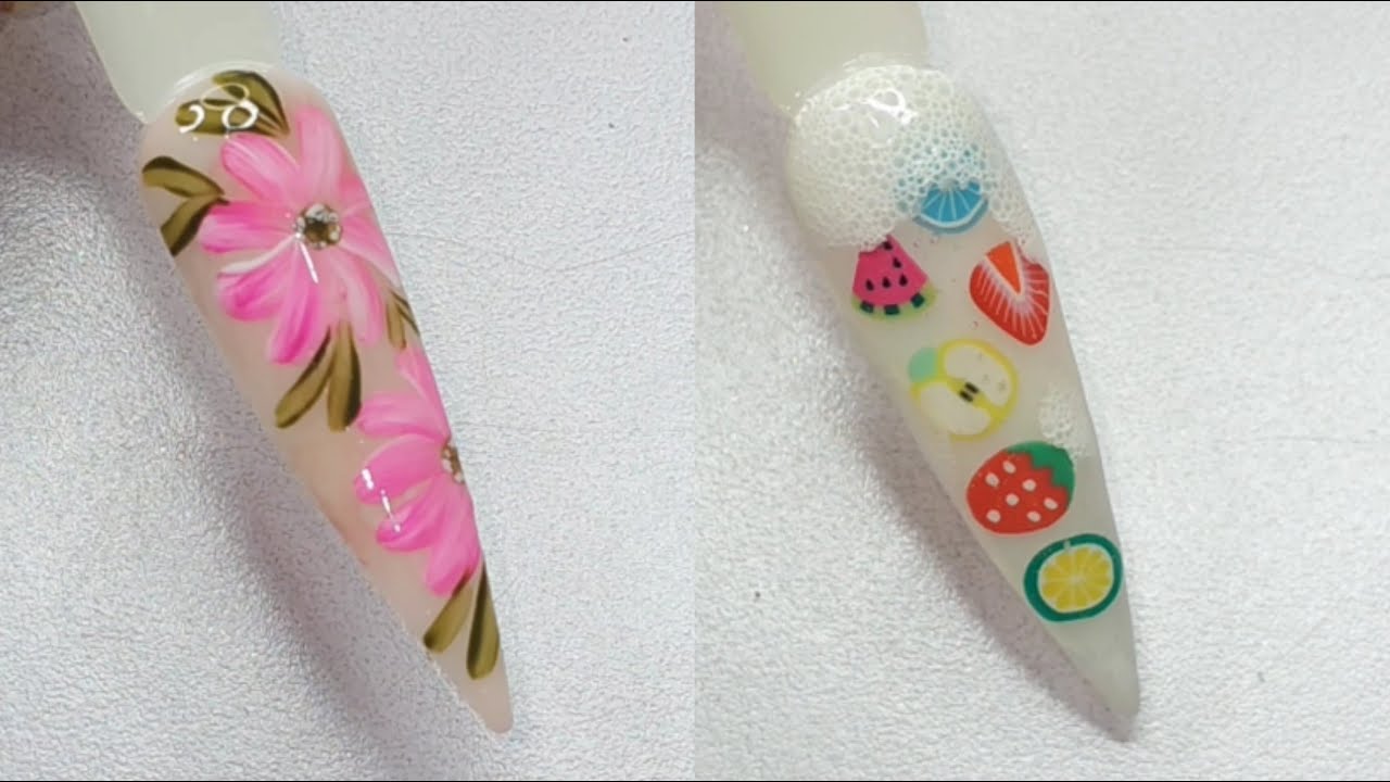 oddly satisfying nail art design ideas