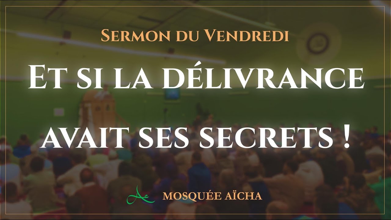🔴 Sermon du Vendredi 16/01/2026 | Mosquée Aïcha
