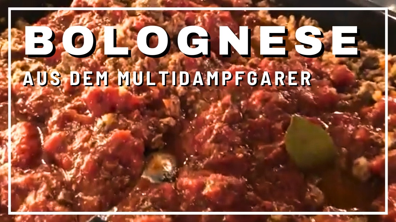 Bolognese aus dem AEG Multidampfgarer #gerykocht