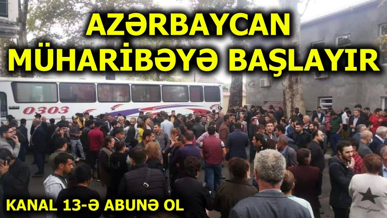 Azərbaycan MÜHARİBƏ ƏRƏFƏSİNDƏ: şəhidimiz var, ölkəboyu SƏFƏRBƏRLİK BAŞLADI