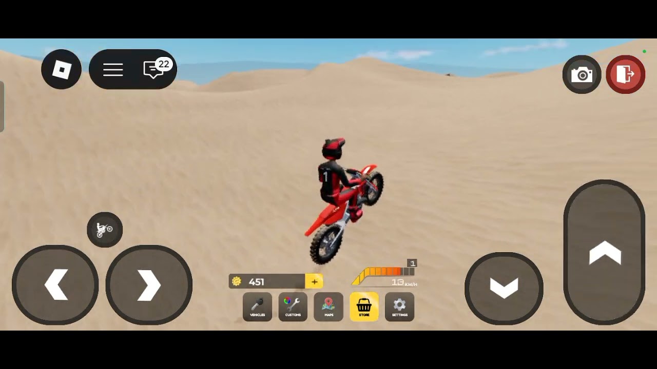 A new game to play for the boy MX bike