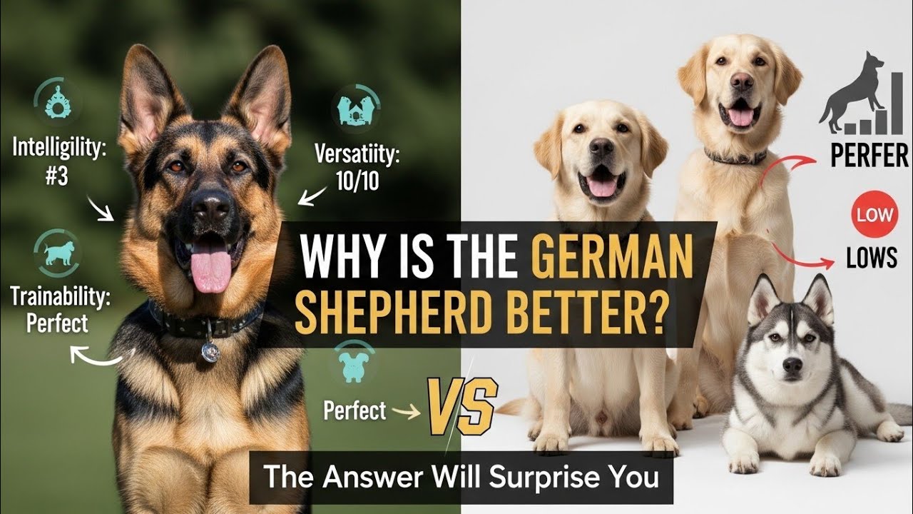 German Shepherd || Best Dog Breed || Everything Explained 😘