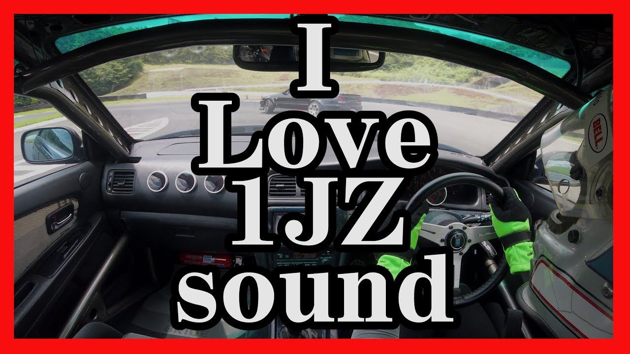 I love 1JZ-GTE sound at Fuji speed way short course ショートコースのドリフトは最高に楽しいね