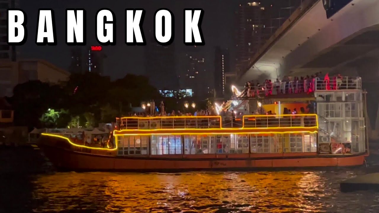 Best Places To Visit in Bangkok | Night Walk in ASIATIQUE Riverfront Bangkok