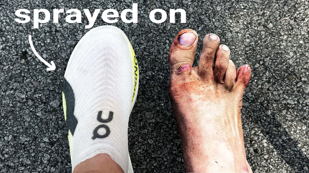 I Ran a Marathon in Spray On Shoes