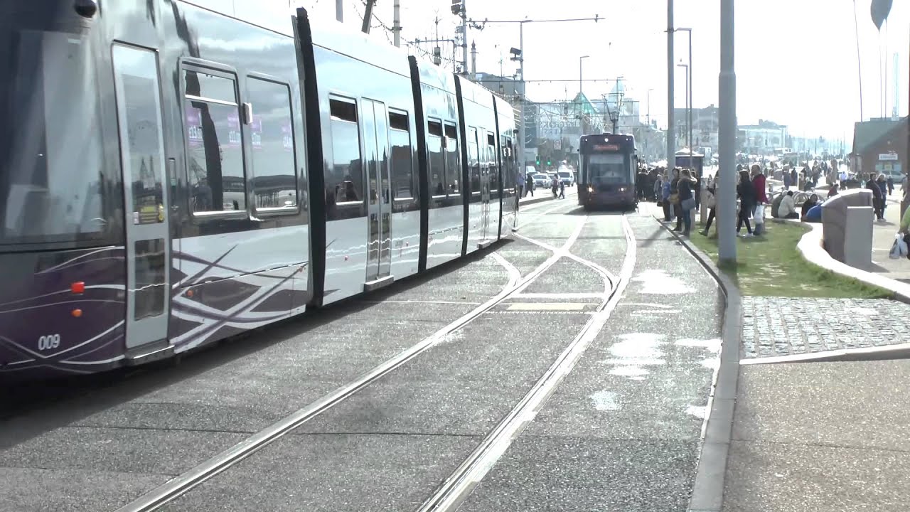 Blackpool trams and lights Oct 2014