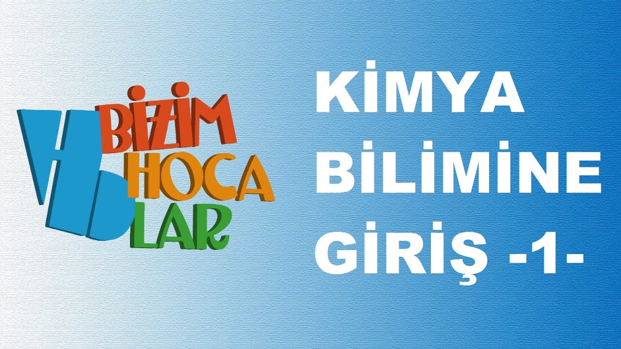 Kimya Bilimine Giriş 1 - Simyadan Kimyaya - TYT - 9.  Sınıf