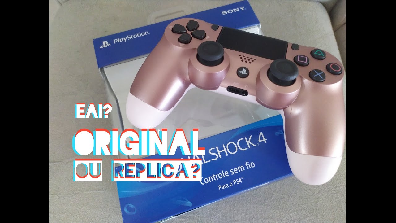 Controle PS4 Rose Gold - Original ou Réplica? 2021