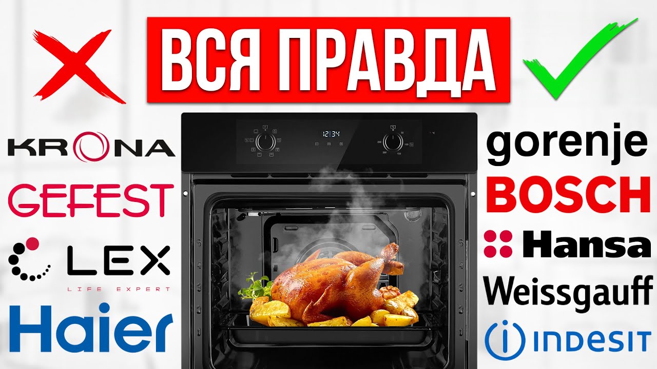ЛУЧШИЕ и ХУДШИЕ бренды духовых шкафов / Какой купить в 2025?